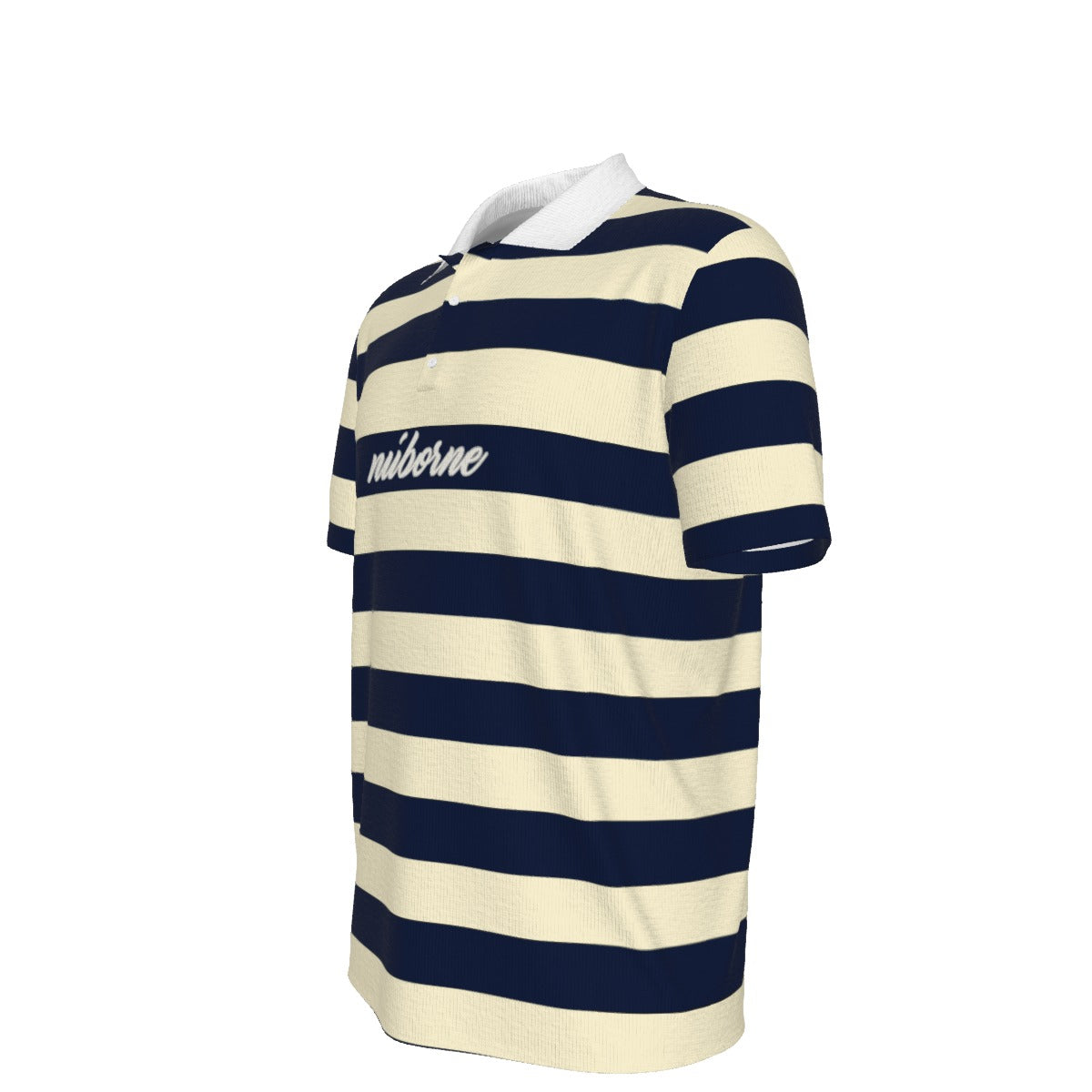 Nu'borne Script Heavyweight Polo Shirt