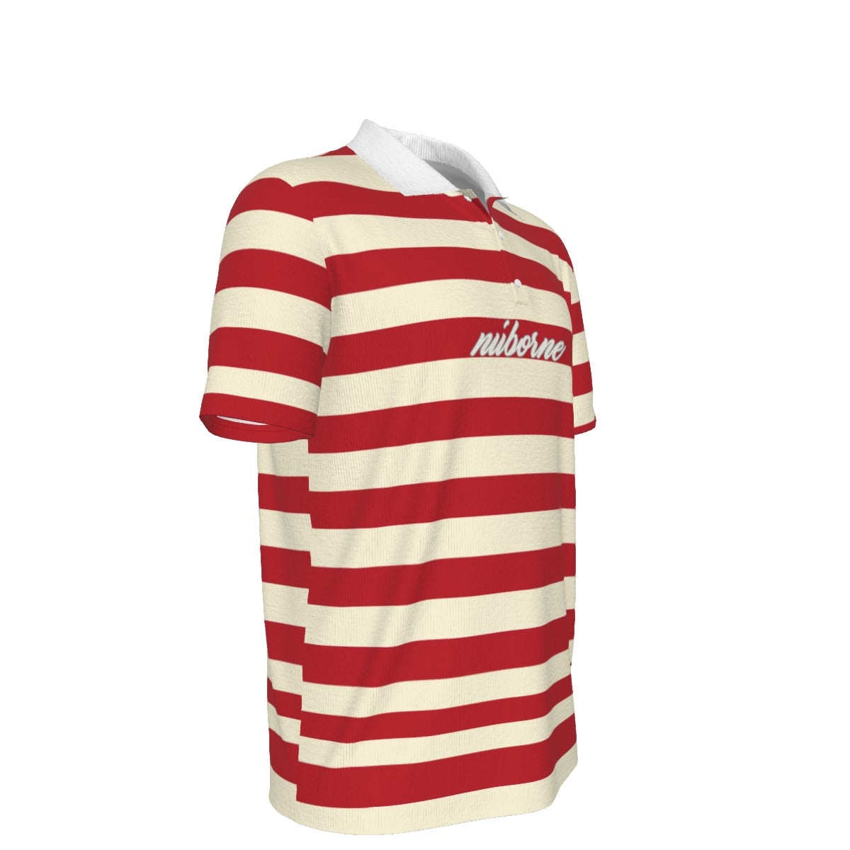 Nu'borne Script Heavyweight  Polo Shirt