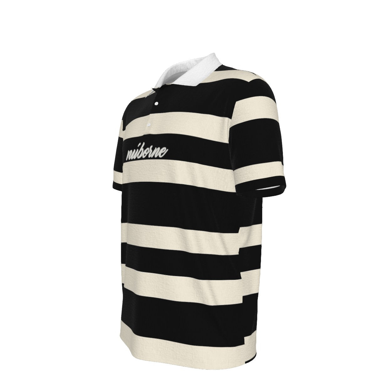 Nu'borne Script Heavyweight  Polo Shirt