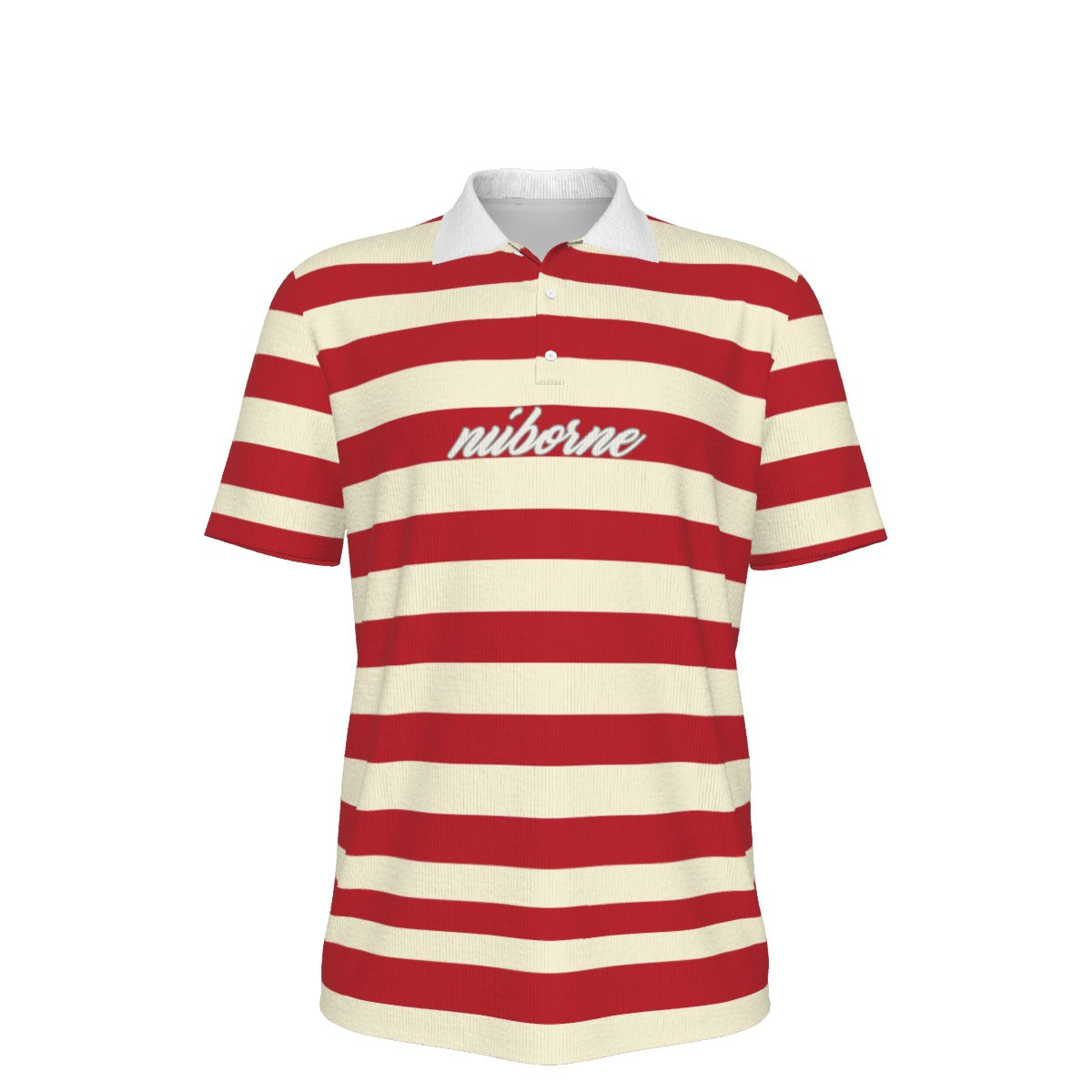 Nu'borne Script Heavyweight  Polo Shirt