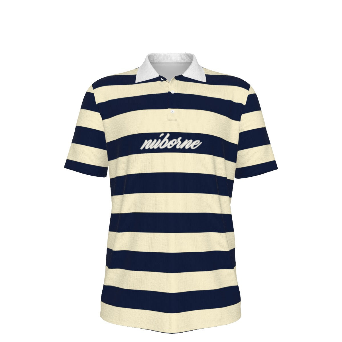 Nu'borne Script Heavyweight Polo Shirt