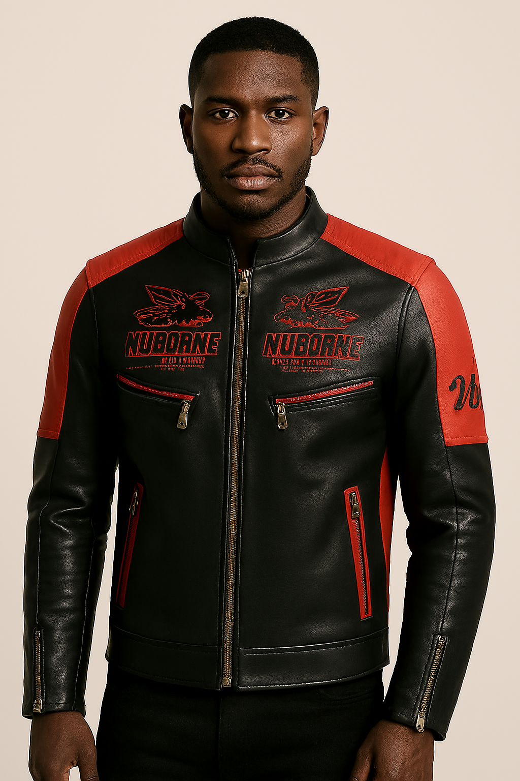 Nu'borne Moto Leather Jacket