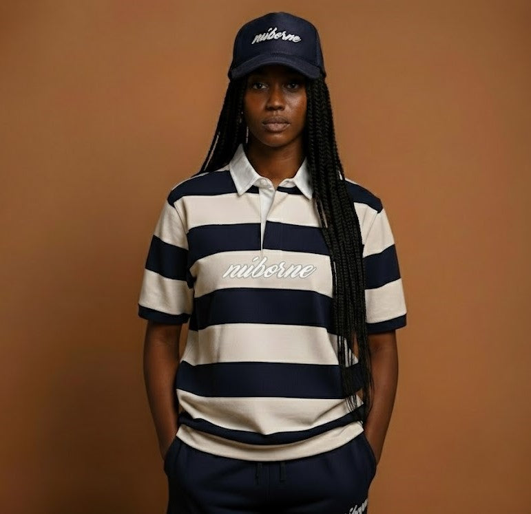 Nu'borne Script Heavyweight Polo Shirt