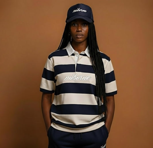 Nu'borne Script Heavyweight Polo Shirt